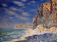 Monet, Claude Oscar - Cliff near Fecamp